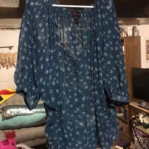 Horse Shoe Print Blouse